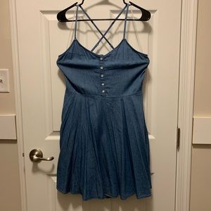 Strappy Jean Dress